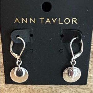 Ann Taylor Silver Dangle Earrings. Brand New!